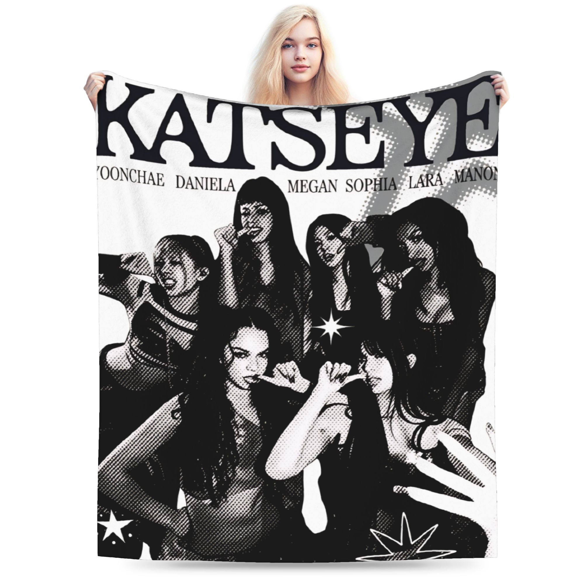 

Манон Кэтсай К-поп Музыка Теплое Мягкое Одеяло Детское Плюшевое Плед Новинка Спальня Фланелевая Постельная Простыня Чехол для Дивана-Кровати 30x40in