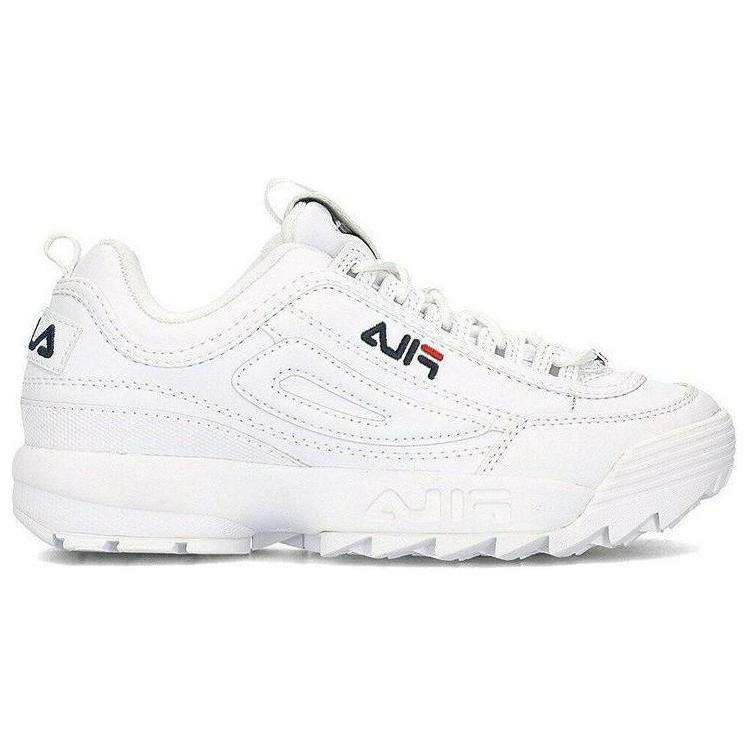 New FILA Disruptor Low top Running Shoes White Women's 1010302_1FG