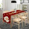 Merry Christmas Santa Claus Table Runner Christmas Decor for Home Winter Holiday Kitchen Dining Tablecloth Decor Navidad