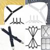 Bed Sheet Holder Adjustable Elastic 12 Clips Fixed Holder Mattress Clip Fasteners Cover Blankets Grippers Fixing Non-Slip Strap