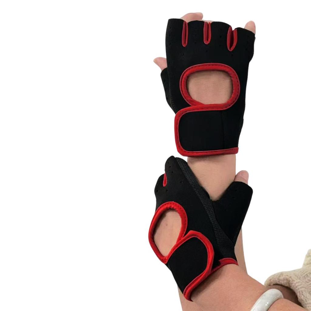 Unisex Non-Slip Breathable Half-Finger Gloves for Cycling, Weightlifting, Shock Absorption & Palm Protection