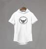Muscleguys Marke Herren Kleidung Design Kurzarm Slim Fit T-Shirt Herren Baumwoll-T-Shirt mit Kapuzen Fitnessstudios Kapuzen-T-Shirt Männlich