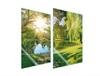 PLAQUE DE PROTECTION EN VERRE POUR CUISINE 2x35x52 VUE