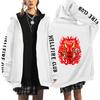 New Women Men's Zipper Hoodie Fashion Jacket Hellfire Club Print Pattern Sweatshirt Street Apparel Casual Hellfire Club Clothes Men Clothing
