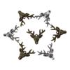 40pcs Alloy Deer Head Charms Pendant Deer Head Animal Deer Head Charms  for DIY Crafts