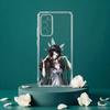 C-Colombina Genshin Phone Case For Samsung Galaxy S24 S25 S23 S22 S21 Plus S24 S25 Transparent Cover Case