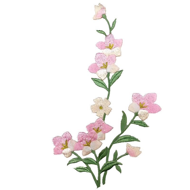 Flower Ironing Stickers Embroidered Patches Decals Skirts Clothing Accessories Decorative Fabric Patches