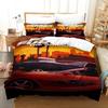 HD Fast F-Furious Vin Diesel Racing Car Duvet Cover Pillowcase Twin Full Queen King Double Single Size Women Adults Teens Beddin
