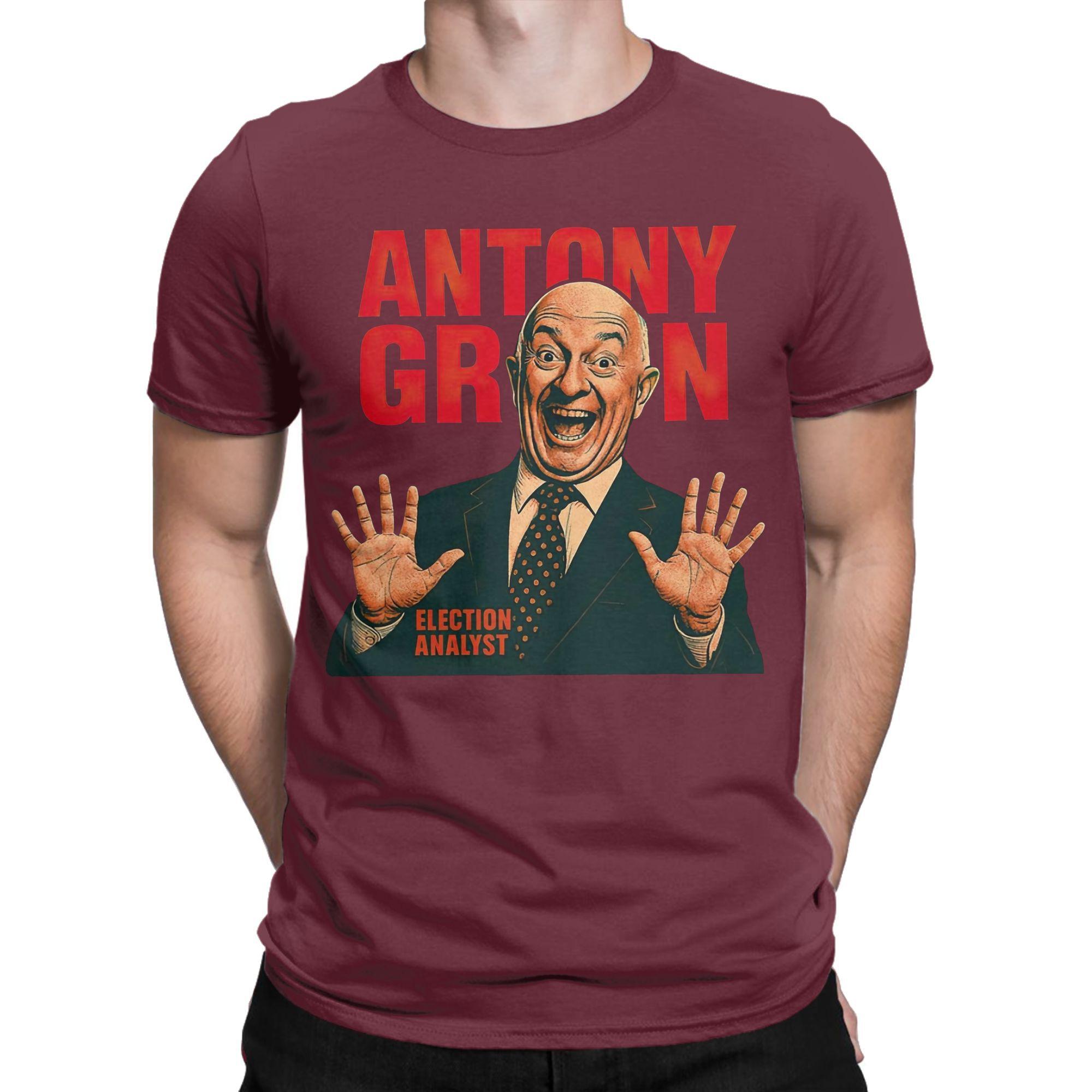 

Men s Antony Green Vintage T Shirt Pure Cotton Clothing Vintage Short Sleeve Crewneck Tee Shirt Unique T-Shirt XXXXXL