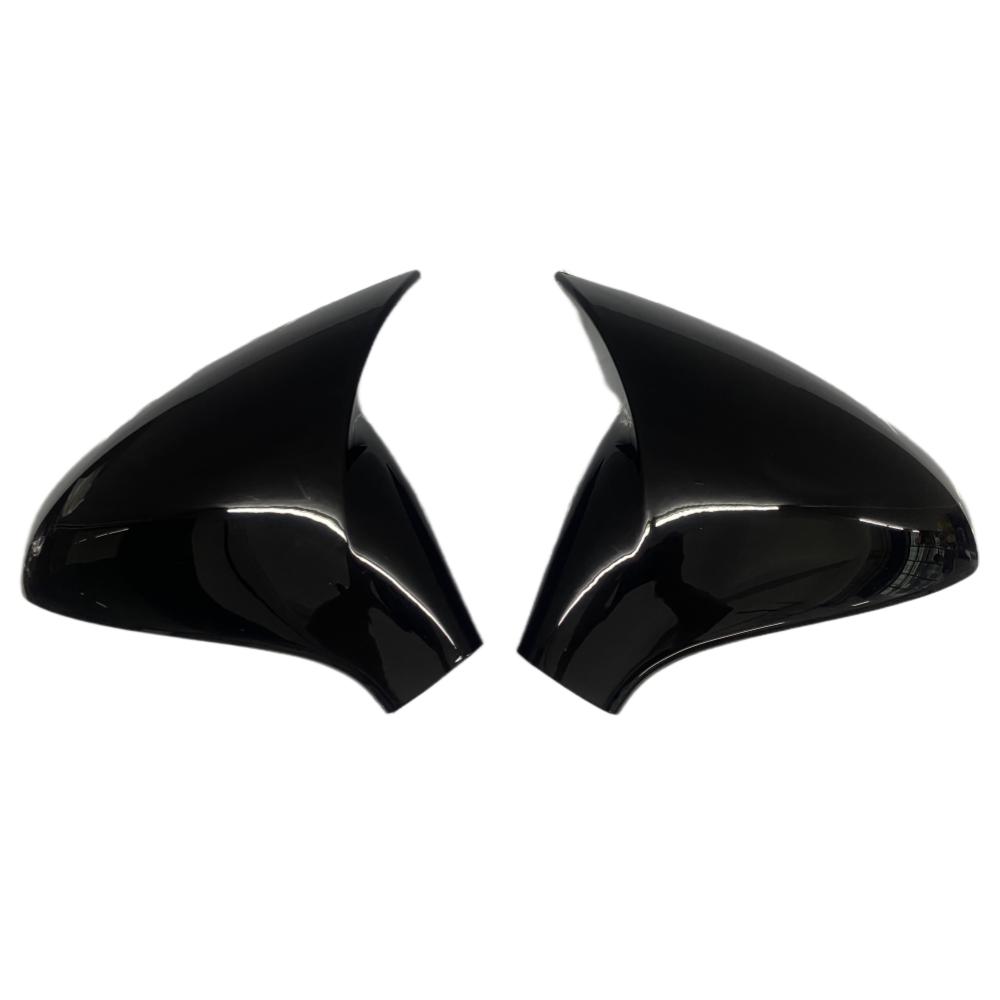 Для Peugeot 207 308 2006-2012 Автомобильный Гудок Зеркало Заднего Вида Боковое Зеркало Крышка Колпачок Крыла Внешний Корпус Дверной Ободок Наклейка Glossy Black-Add on