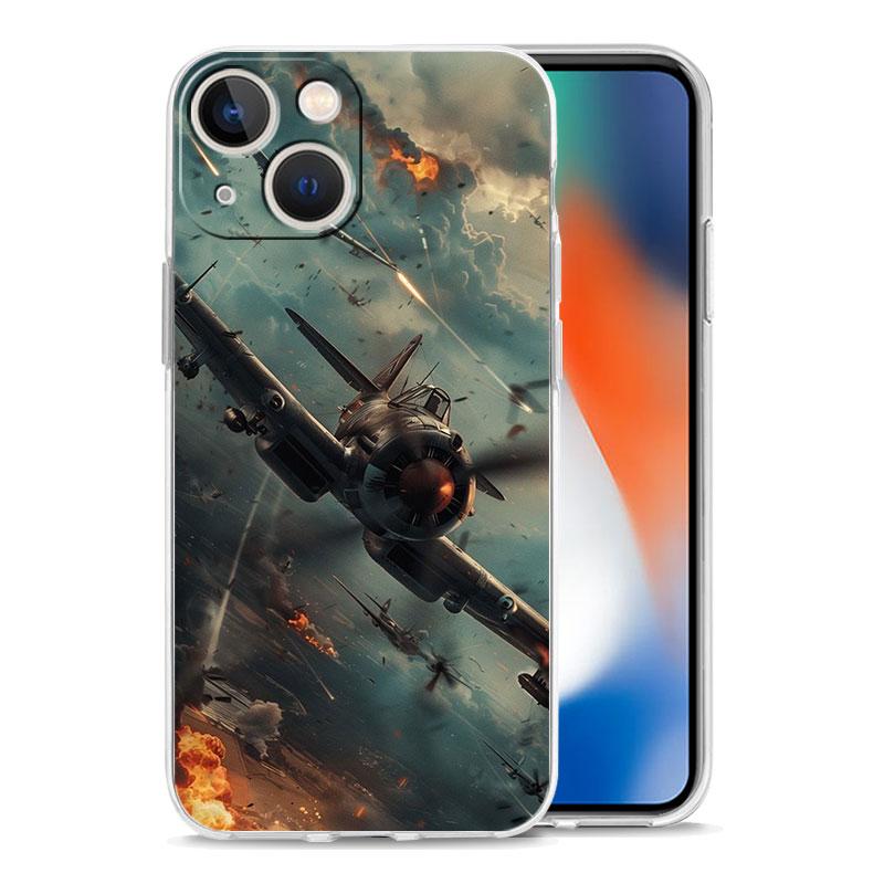 Phone Case For iPhone 17 Cases iPhone Air 16 15 12 13 14 Pro Max 7 8 Plus 16Pro iPhone11 Cover Aircraft Airplane cool