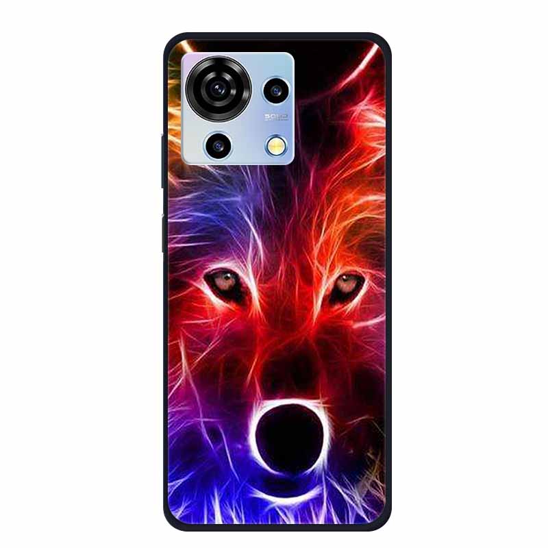 For ZTE V50 Vita Phone Case TPU Soft Back Cover Cartoon Luxury Silicone Phone Cases for ZTE Blade V40 V 40 50 Vita Animal Funda