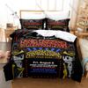 King Gizzard & The Lizard Wizard Bedding Set Duvet Cover + 2 Pillowcases Neo Psychedelic Rock Retro Bedroom Decor
