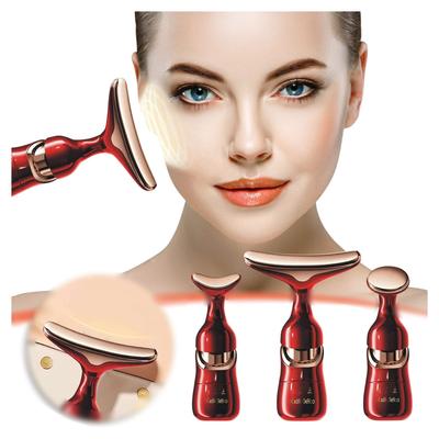3 In 1 Facial Massager Neck Face Eye Beauty Devices Ultrasonic Vibration Anti-Aging Wrinkle Removal Facial Lifting Firming Skin Care Beauty Tools