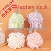 High-Quality Bath Flower Bomb Set: Cute Non-Scattering Pearl Bath Bombs & Scrubbing Lather Towel for Women