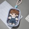 Portable 10cm Transparent Doll Bag Display Outdoor Doll Display Bag 10cm Cotton Doll