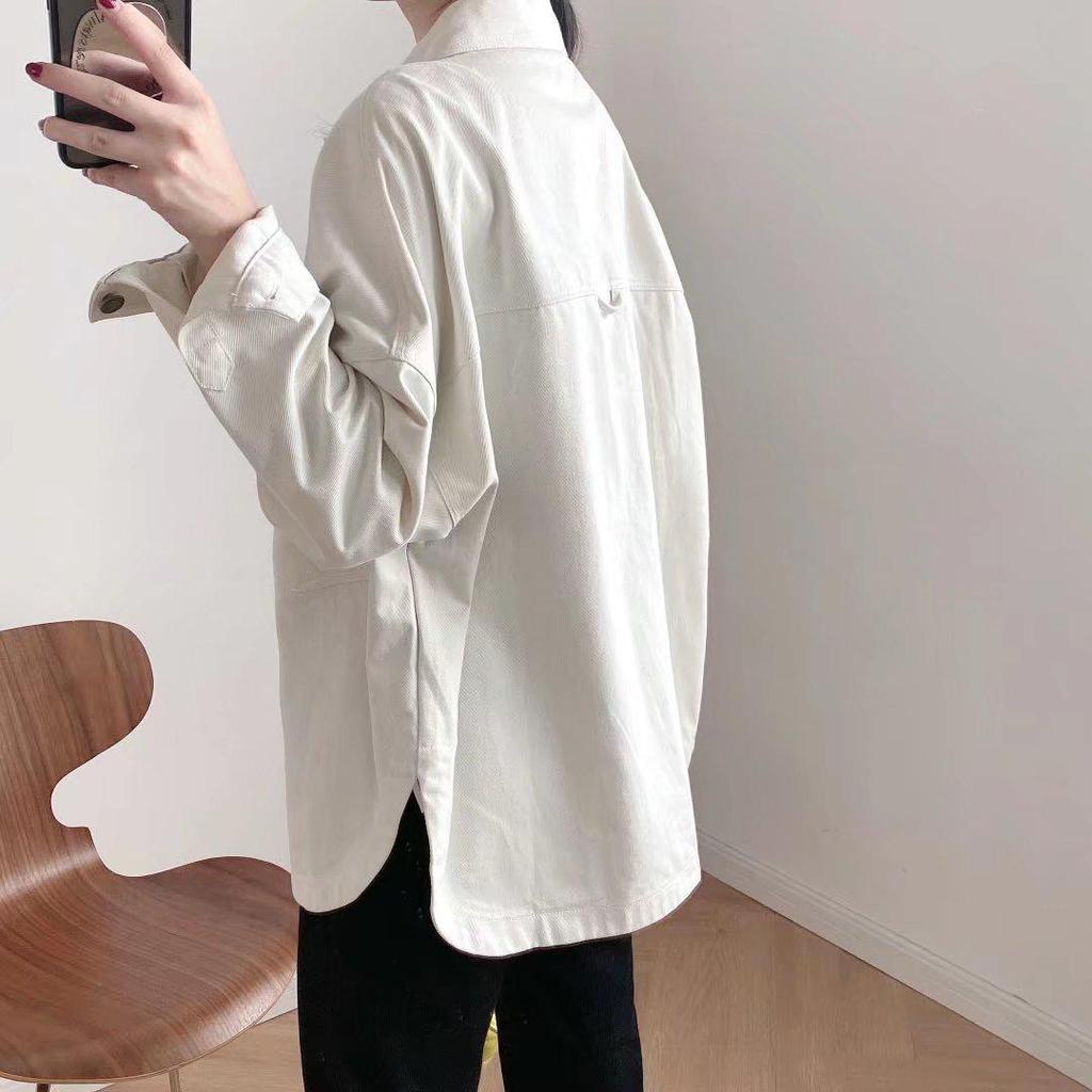 European & American Urban Casual Women's Washed Denim Jacket
