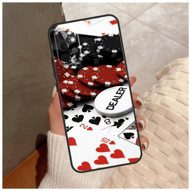 Dices Poker Casino For Samsung Galaxy A36 A56 A16 A26 A06 A52 A53 A33 A13 A34 A54 A14 A15 A35 A55 A22 A32 Case