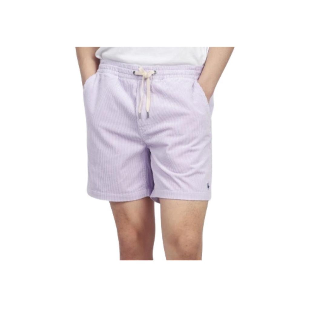 Polo Ralph Lauren Solid Color Pocketed Casual Shorts Men shorts Light-Purple 710800214-017