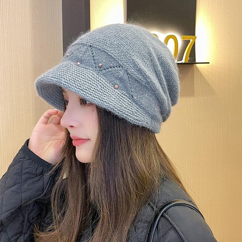 

Новая женская зимняя шапка, теплая зимняя шапка для женщин, повседневная уличная вязаная шапка