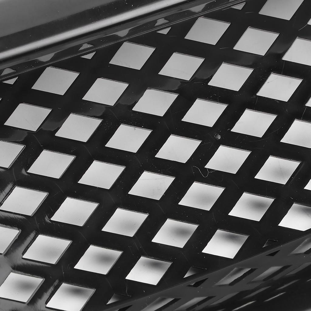 Front Hood Bumper Grille Intake Mesh ABS Black Grill Fits for Honda Civic 1999 2000