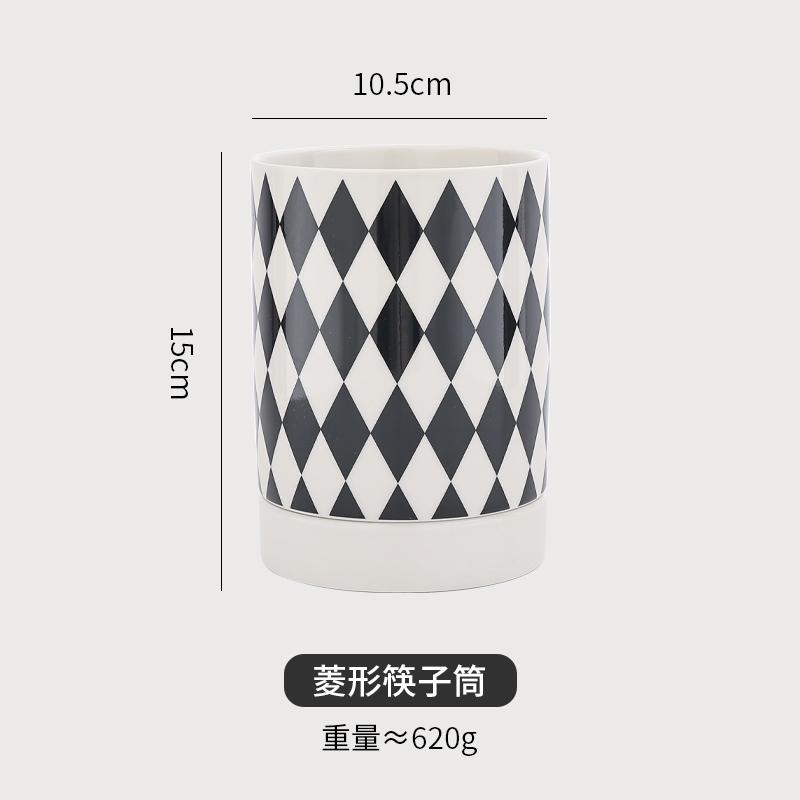 Minimalism Chopstick Cage Ceramic Chopstick Holder Filterable Water Chopstick Bucket Kitchen Organizers Kitchens Accessories