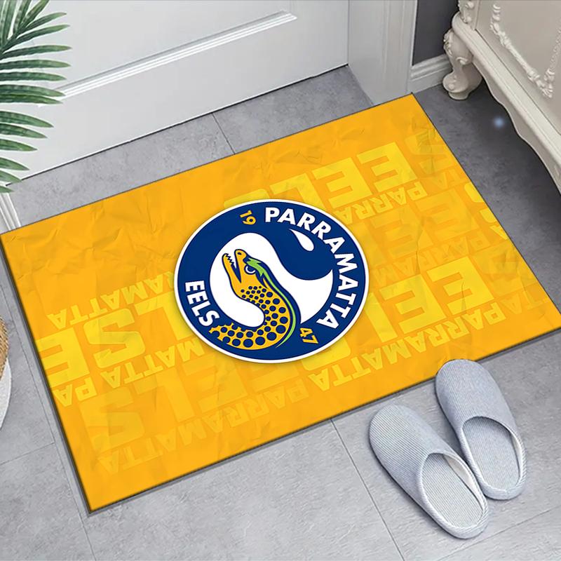 1 Stück Fußballteam-Design Teppich - Rutschfest, Weich & Gemütlich Fußmatte für Wohnzimmer, Schlafzimmer, Büro - Dekoteppich für Innen/Außen