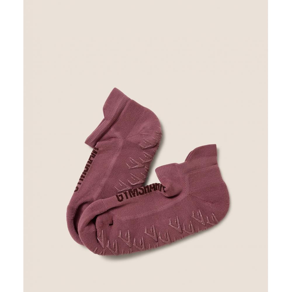 Gymshark Grip Trainer Socks Reset Pink I1c1u Kc2j