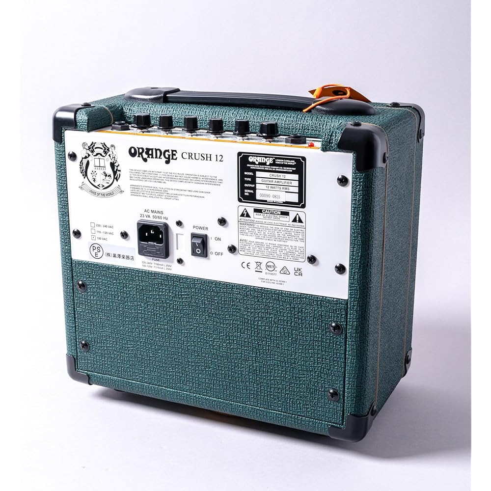 ORANGE Crush 12 British Racing Green 12w Guitar Amp