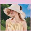Summer Sun Protection Hat With Large Brim And Butterfly Bow For Womens Outdoor Fashion