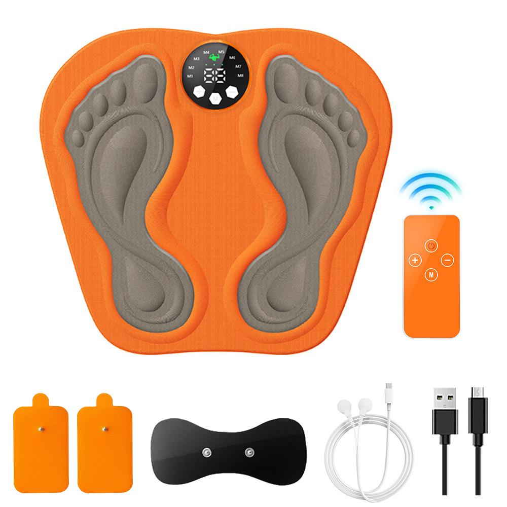 Smart RF Foot Massager Pad - 8 Mode Remote Control for Muscle Relaxation & Leg  Blood  Blood SlimmingCirculation