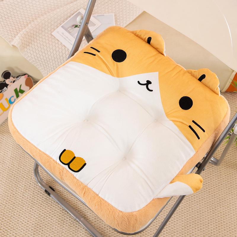 Cartoon Plush Chair Pad for Kids - Height Boost & Comfort
