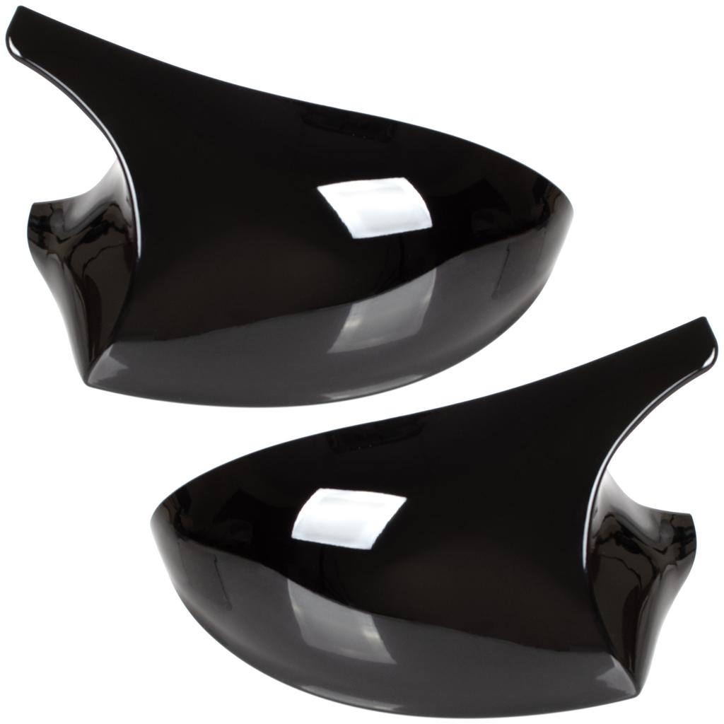 BMW 3 E90 E91 E92 E93 05-09 mirror cover BLACK GLOSSY left + right 2 pcs. SET
