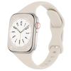 Dünnes Silikonarmband für Apple Watch 40 mm 44 mm 45 mm 41 mm 38 mm 42 mm, einfarbiges Armband für IWatch Serie 1 2 3 4 5 6 SE 7