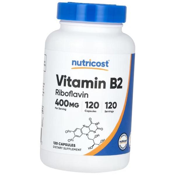 Vitamin B2, Riboflavin, Vitamin B2 400, Nutricost (36647049)