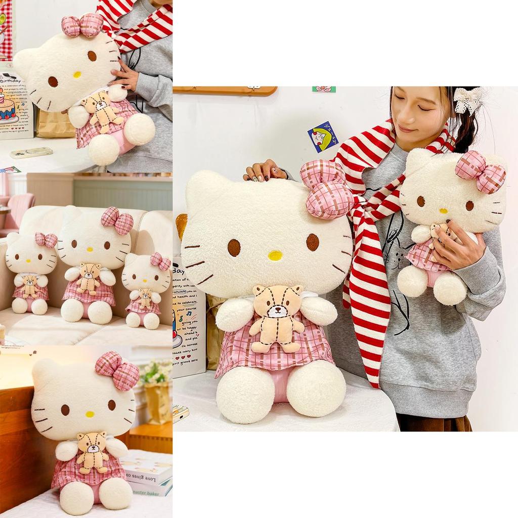 Плюшевая игрушка Креативная Кавайная кукла-кошка для девочек и подарок на День святого Валентина