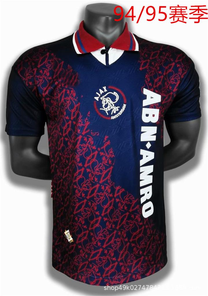 9495 Ajax vintage forma Ajax Davis, Clouven, Rijkaard uzun kollu futbol forması partisi