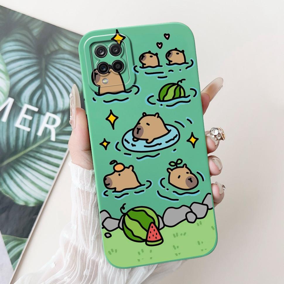 For Samsung Galaxy A12 Case Colorful Flower Panda Cartoon Cover Soft Slim Phone Cases For Samsung A12 GalaxyA12 Back Cover