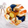 Charizard, FireThemed Automatic Opening and Closing Umbrella 8 Ribs, Suitable for Leisure and Going Out, Outdoor Accessory, Gothic Style,
