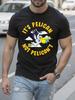 Pelican Graphic Tshirt - Oversized Vintage Streetwear Tee...
