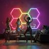 RGB Hexagonal Seven-Color Honeycomb Light for Garages, Gyms, Car Washes, E-sports Rooms, and More