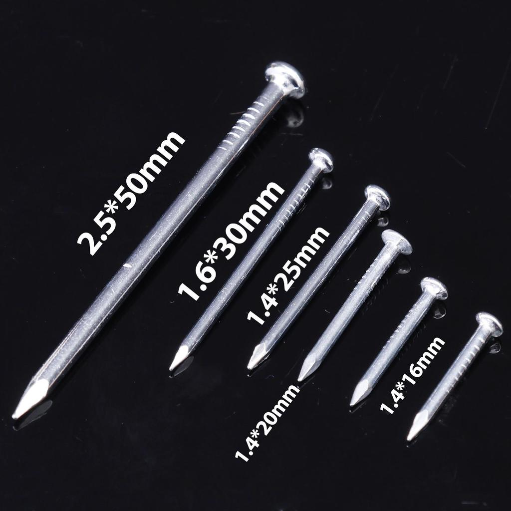Carbon Steel Concrete Nails High Strength Flat Head Wall Nail for Hanging Pictures Fastener Hardware Cement Wood Nails Pushpin