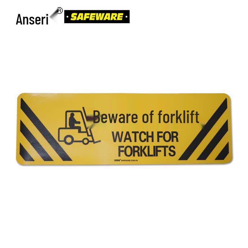 Ansell Forklift Warning Floor Sticker