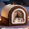 Cat Litter Winter Warm Closed Cat House Tent Cat House Security Universal In All Seasons Winter Can Be Dismantled and Washed Kennel