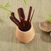 Autumn Rattan Weave Desktop Organizer: Pen Holder & Makeup Storage Box