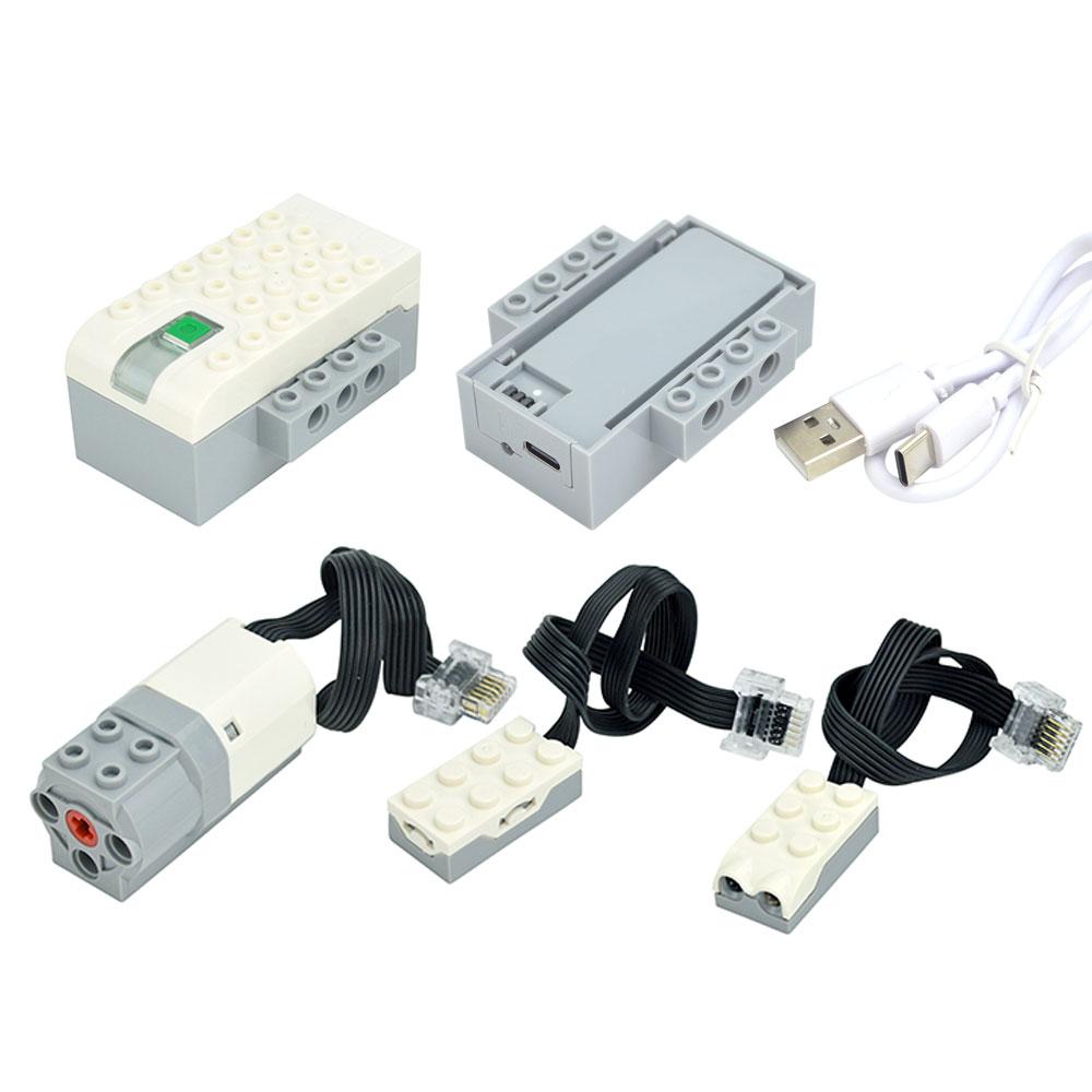 Electric PF Parts Toy Set Fit for Wedo 45300 Hub and WeDo 2.0 Software Fit for MEDIUM MOTORS 21980 45303 Toys Leduo