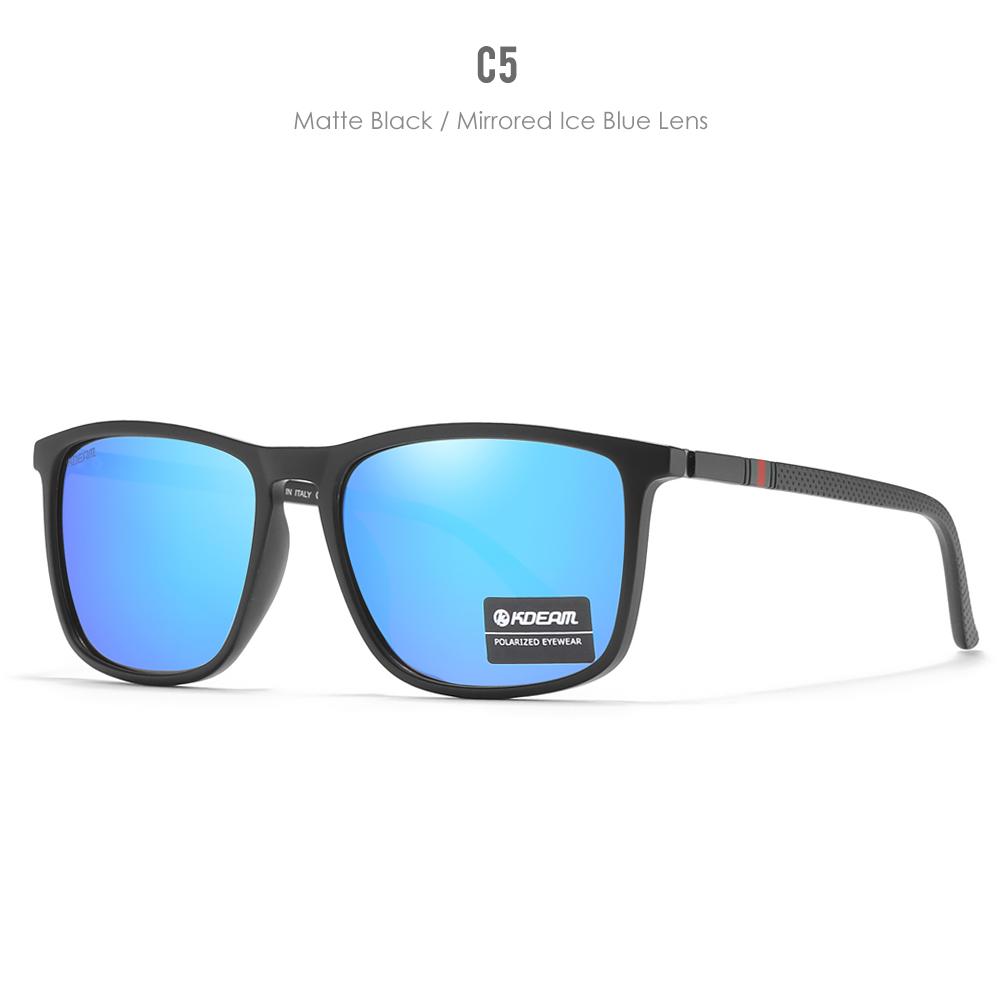 KDEAM 2022 New Luxury Polarized Sunglasses Men's Driving Shades Fishing Travel Golf Sunglass Male Sun Glasses CE