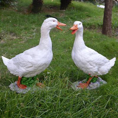 Cute Resin Duck Figures Garden Decoration Outdoor Statue Yard Decoration for Pool Home Garden Pool Pond Home Decoration Gift