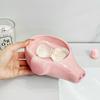 Creative and Funny Piggy Nose Soap Box Household Bathroom Hand Washing Table No Punching Drain Ceramic Soap Rack