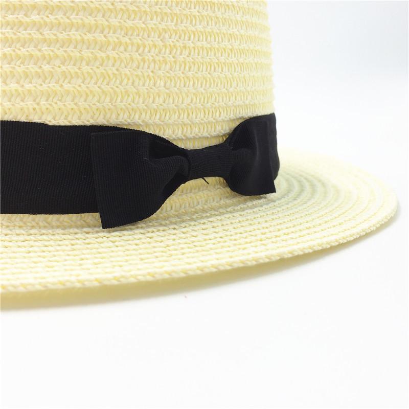 Korean Style Women's Wide Brim Straw Sun Hat - UV Protection, Spring Foldable Design for Beach, Travel, and Vacation